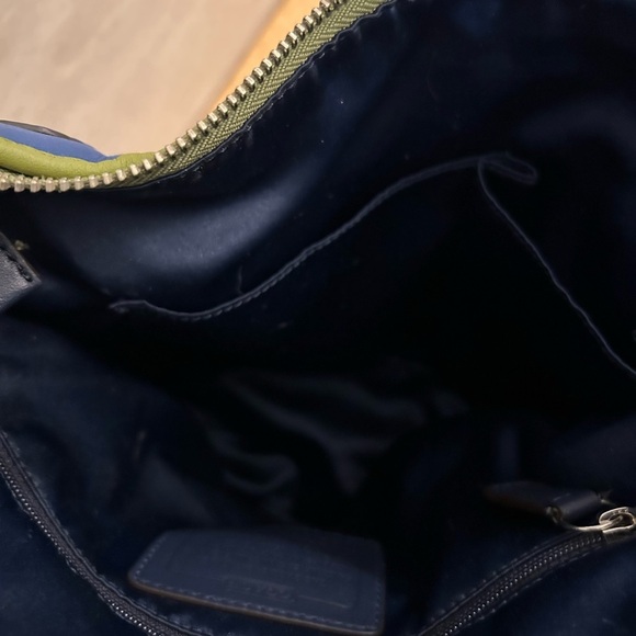 Blue and Green Crossbody Shoulder Bag - Brand Unknown - Picture 10 of 14